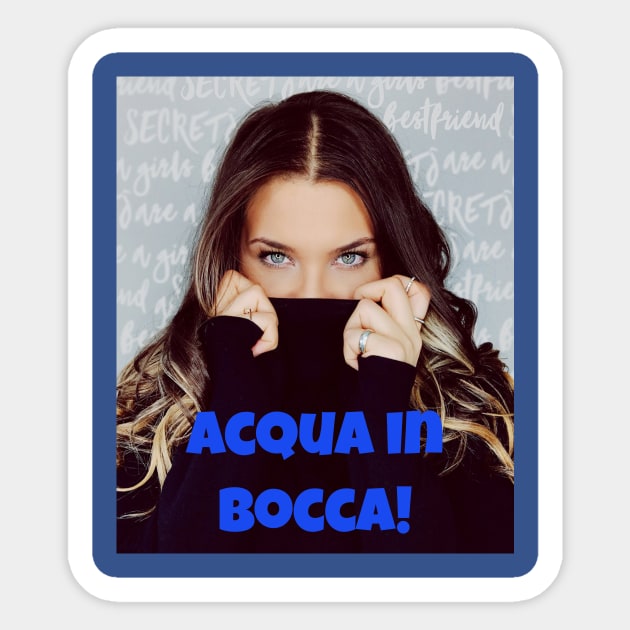 Acqua in bocca! Sticker by Jerry De Luca